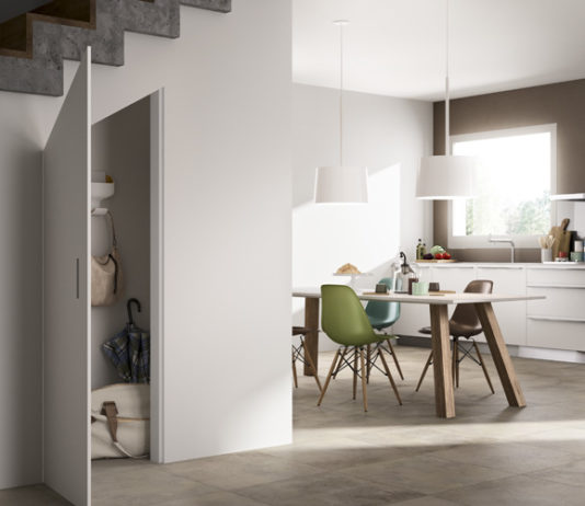 Soluzione filomuro per chiudere con continuità e stile ogni spazio della casa