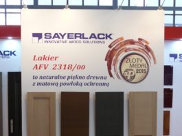 Nuovo fondo-finitura all’acqua Sayerlack vincitore medaglia d’oro al Drema 2015