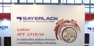 Nuovo fondo-finitura all’acqua Sayerlack vincitore medaglia d’oro al Drema 2015