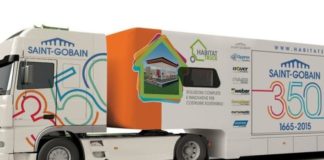 Al SAIE, Saint-Gobain spegne 350 candeline con il simbolo del Gruppo: l’Habitat Truck