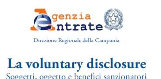 Voluntary disclosure. Soggetti, oggetto e benefici sanzionatori. Convegno a Napoli