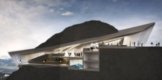 Porte interne ed esterne su misura per il nuovo Messner Mountain Museum a quota 2.275