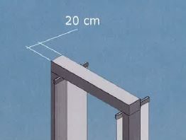 Solo 20 cm per nuova porta automatica con ante rototraslanti anche per vie di fuga