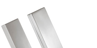 Maniglione dove ”la forma fa un passo indietro e lascia la funzione a riempire la scena”