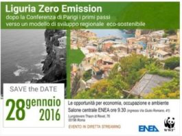 Liguria Zero Emission, convegno per modello di sviluppo regionale eco-sostenibile