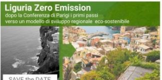 Liguria Zero Emission, convegno per modello di sviluppo regionale eco-sostenibile