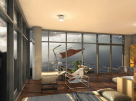 Grandi pareti vetrate a tutta Vista grazie ad originale sistema in PVC made in Italy