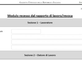 Revoca/dimissioni lavoro. Dal 12 marzo obbligatorio uso nuovo modello online