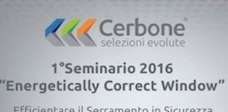 Efficientare il Serramento in Sicurezza con complementi e vetrazioni. 1° seminario a Roma