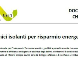 Documento verità ANIT sulle vernici per isolamento termico e risparmio energetico