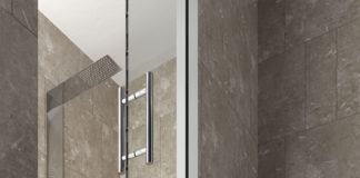 Fuorisalone Milano: presentazione 1° porta scorrevole interno muro per…Box doccia