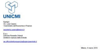 Elusione pagamento ritenuta 8% operatori stranieri. Gimelli scrive a Casero e Orlandi