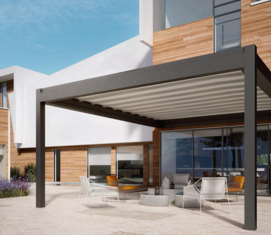 Nuova famiglia di pergole portatrici di profonda revisione del concetto di spazio