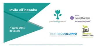 Osservatorio Good Energy Award. A Rovereto esempi di sostenibilità energetica come business