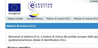 Disponibile nuovo motore di ricerca della giurisprudenza sul portale “European e-Justice”