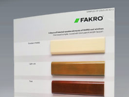 Dall’acrilico all’originale colorazione “Walnut”. Nuove finiture da legno FAKRO
