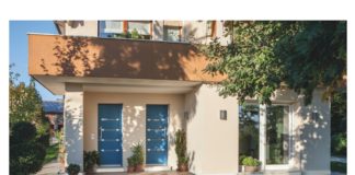 Gancio a “becco” e chiusura magnetica, gamma portoncini con la “S” di securo in maiuscolo