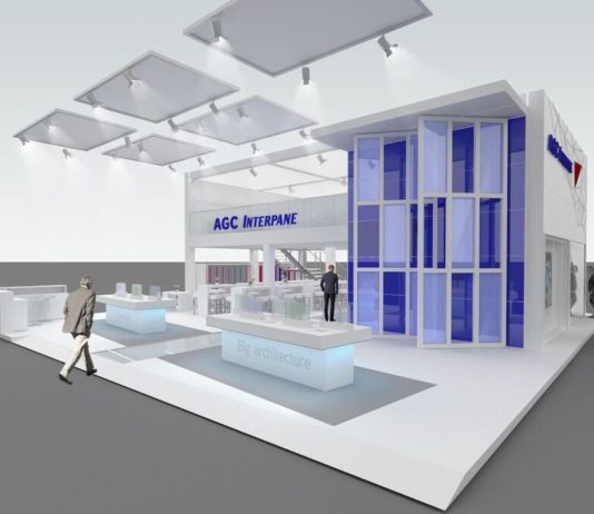 AGC Interpane a Glasstec 2016. Nuovi prodotti e nuovo stand con 200 mq di vetro