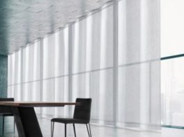 Nuovo sistema per tende a strappo Snake Wave. Onde di design per interni