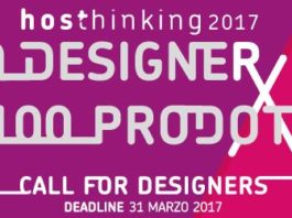 HOSThinking, avviato il concorso “10 Designer per 100 Prodotti”. Chiusura 31 marzo 2017