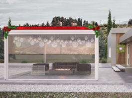 Isola2, la nuova tenda a pergola che coniuga design minimale con tecnologia ed affidabilità