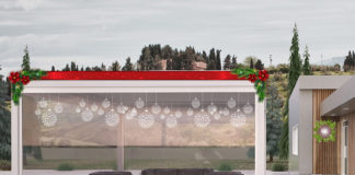 Isola2, la nuova tenda a pergola che coniuga design minimale con tecnologia ed affidabilità