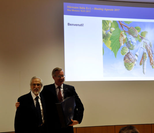 Meeting Hörmann Italia al Bau di Monaco. A dare il benvenuto: Christoph Hörmann