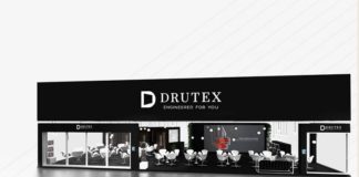 160 mq quadrati di stand per nuova identity, infissi in alluminio MB-86 SI e sistemi smart