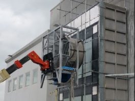 Facciate continue e serramenti. A Bellaria simulazione di ciclone tropicale in laboratorio