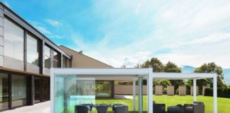 Kedry Prime, nuova pergola bioclimatica con molteplici tipologie di vetrate e schermature