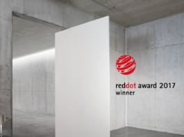 Red Dot Design Award a FritsJurgens per il design dei sui sistemi per porte a bilico