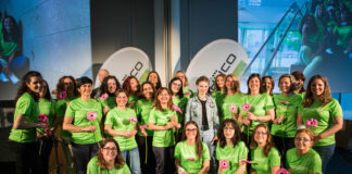 Bebe Vio, oro ai Giochi paraolimpici di Rio, incontra le Pink Runners di Schüco Italia