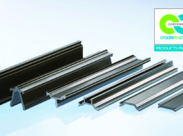 Sostenibilità. Certificazione oro Cradle Material Health per i profili termoisolanti Ensinger