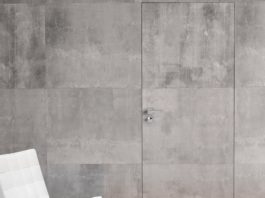 Il mimetismo perfetto delle forme Rasomuro della porta con la Monolite sicurezza antiscasso