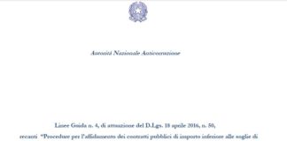 Affidamenti sotto soglia ed elenchi operatori. Consultazione online aggiornamento Linee guida n.4