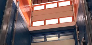 Solo sezionali fuori standard con cromie personalizzate per garage multipiano di Napoli