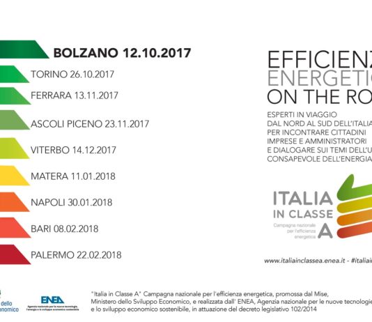 Efficienza energetica: avviato da Bolzano roadshow ENEA per informare cittadini, imprese e PA