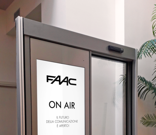 FAAC ON AIR, il primo ingresso automatico multimediale “nativo” a Viscom 2017 (concorso DIVA)