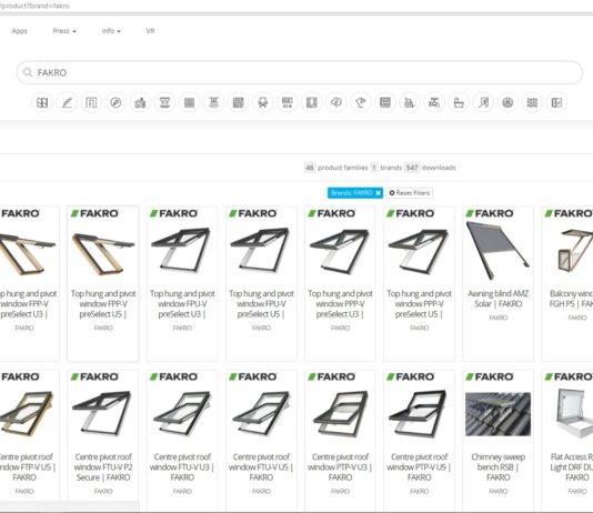 FAKRO amplia il livello di supporto offerto agli architetti attraverso il portale BIMobject