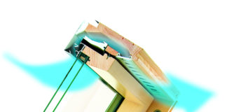 Efficace sistema di ventilazione automatico integrabile nel telaio della finestra da tetto