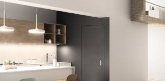 La skema tica soluzione filo muro risolve con stile ogni esigenza di chiusura