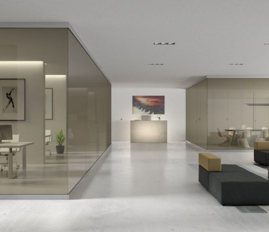 Nuova gamma di vetri stratificati colorati Stratobel Colour. AGC combina estetica e sicurezza