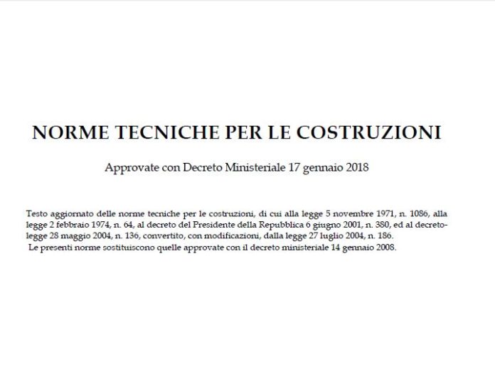 Norme tecniche per le costruzioni
