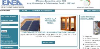 Possibile invio dati relativi alle detrazioni Ecobonus 2018. Operativo il sito ENEA