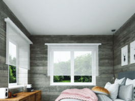 Wall e Shantung . Evoluzione tessile per un interior dall’atmosfera calda e chic