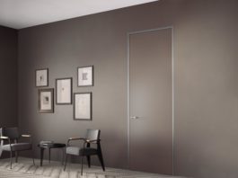 Nuova ed elegante soluzione di telaio Concept per le porte filomuro del Sistema Zero