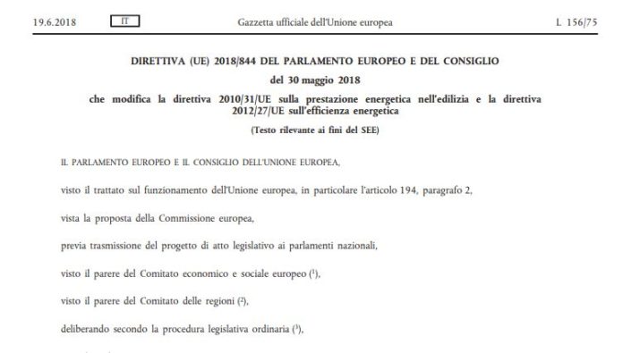 Nuova direttiva