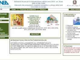 Detrazioni 50% con risparmio energetico. Disponibile portale per invio pratiche richieste