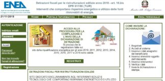 Detrazioni 50% con risparmio energetico. Disponibile portale per invio pratiche richieste