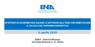 Schermature solari: ENEA presenta software per semplificare calcolo risparmio energetico
